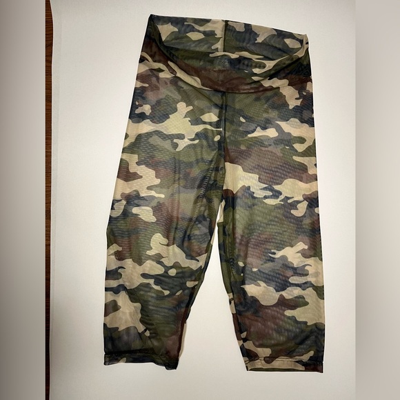 NWOT ⚜️🪖⚜️ Laina Rauma camo mesh see through biker shorts - Picture 1 of 12